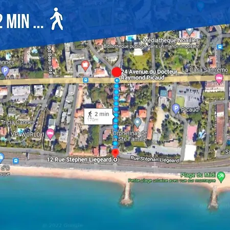 Apartment Le Joy - Terrasse - Parking - Verriere Cote D'azur Cannes